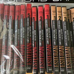 Esteban Master Series Steel String Guitar lessons or Classical Guitar DVD Set